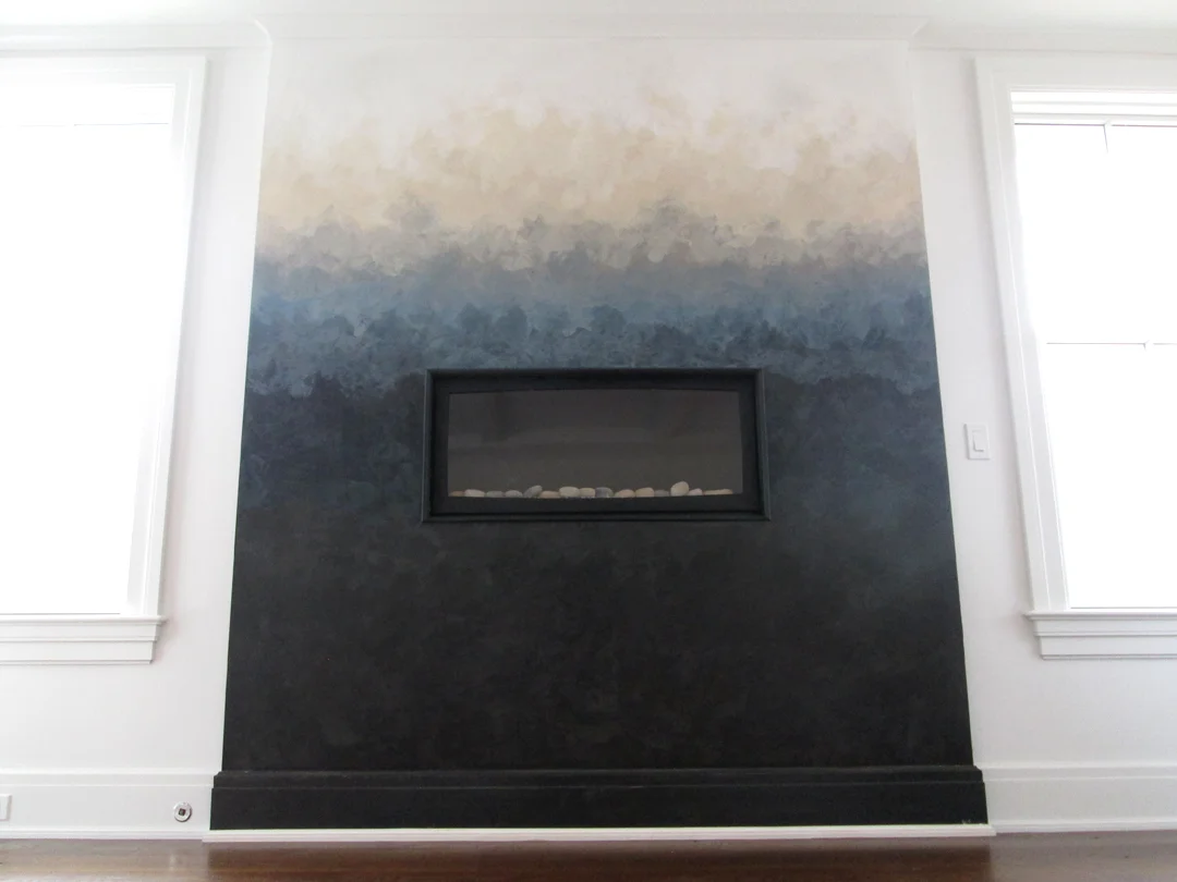 ombre venetian plaster