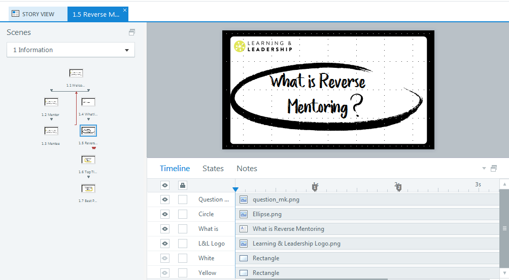  Early look at file layout for Storyline project 