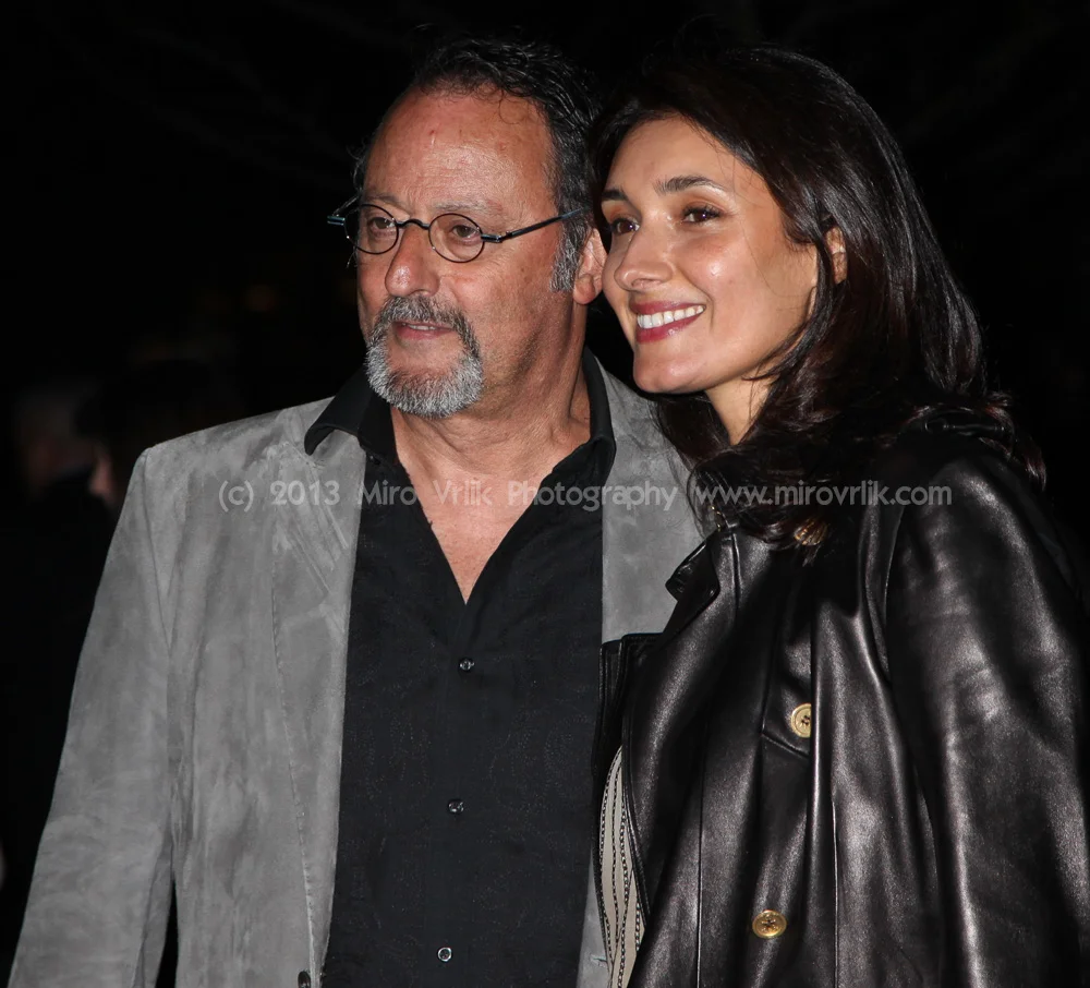 Jean Reno and Zofia Borucka attends the Vanity Fair Party 2013 Tribeca Film Festival on April 16, 2013 in New York City