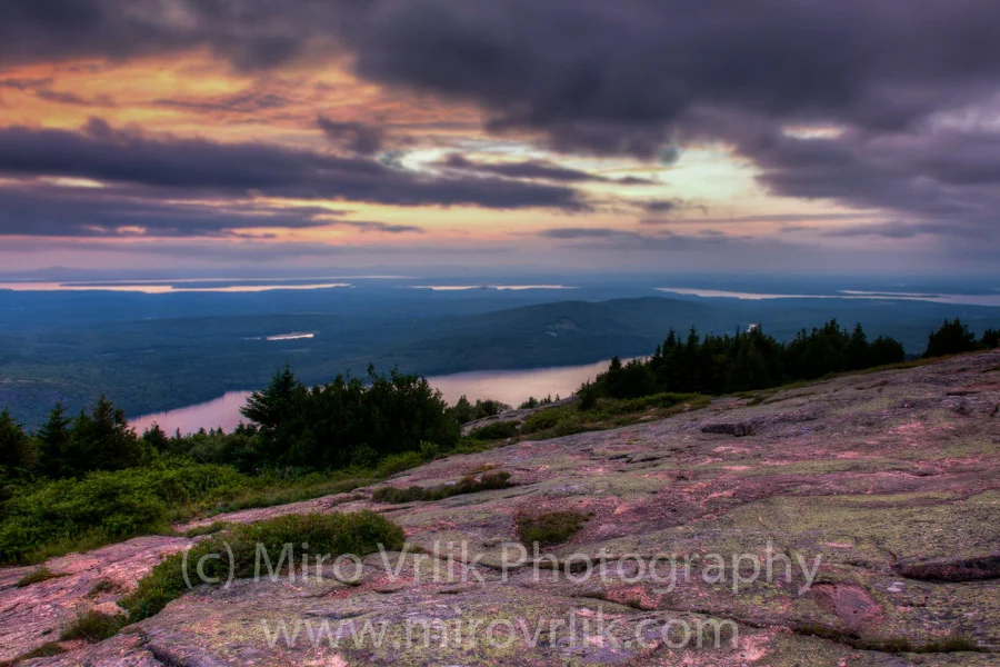 Cadilac Mountain sunset