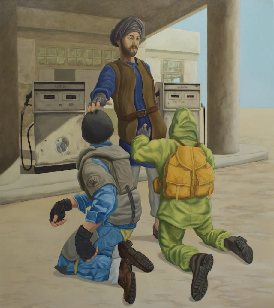 Your Service is Appreciated, 2011, oil on canvas, 55.5"x49.5"