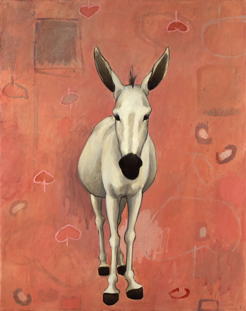 Donkey 2, 1997, oil on canvas, 28"x22"