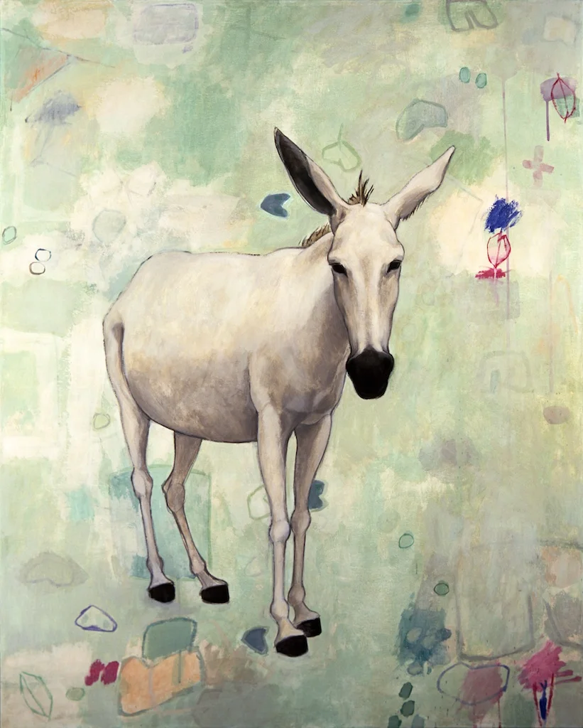 Donkey 2, 1997, oil on canvas, 50"x40"