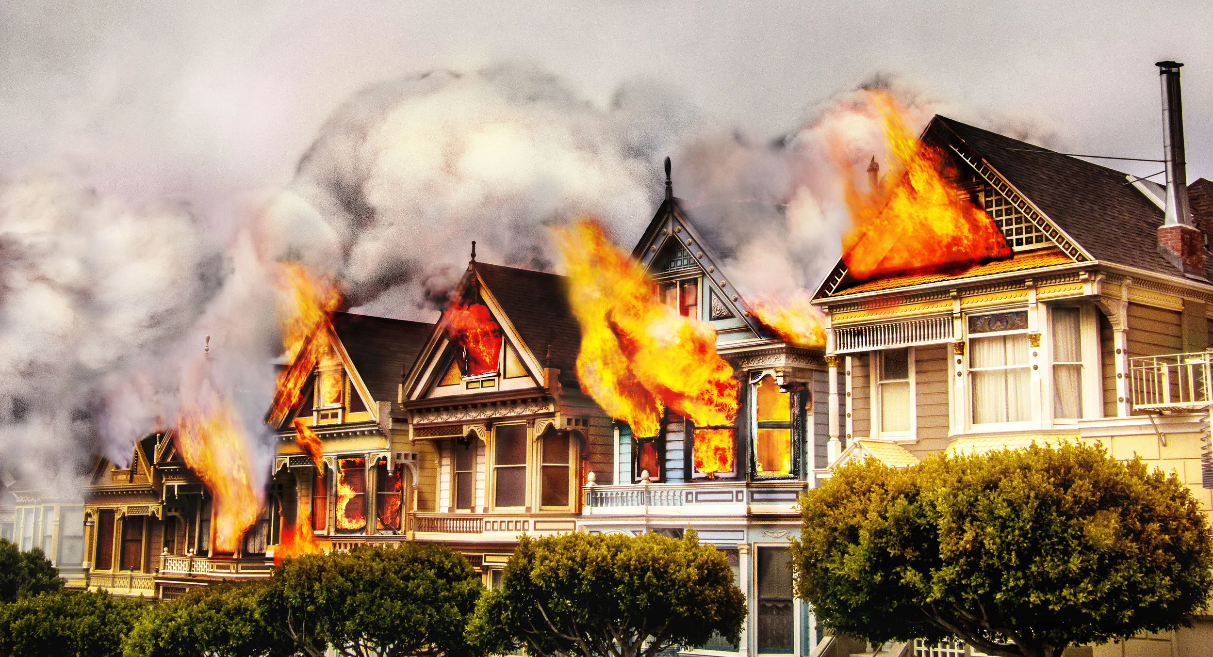 SF Fires, GQ Magazine