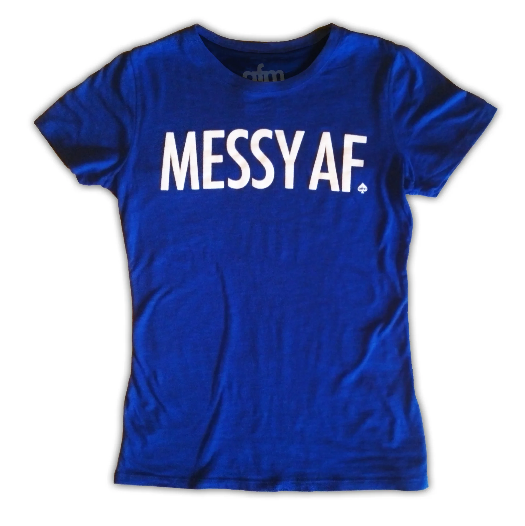 Messy AF - Women's T-Shirt - Blue