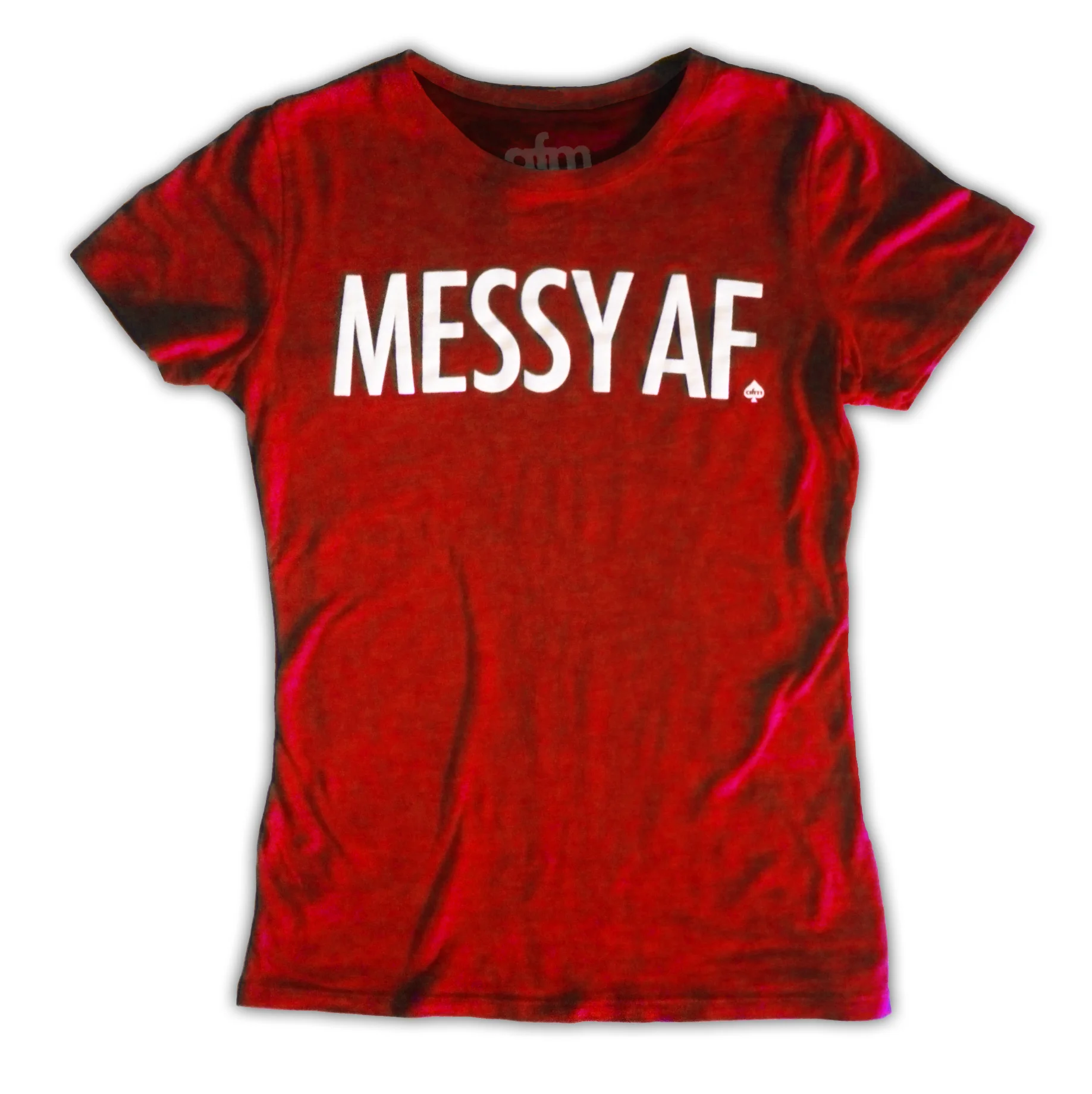 Messy AF - Women's T-Shirt - Red