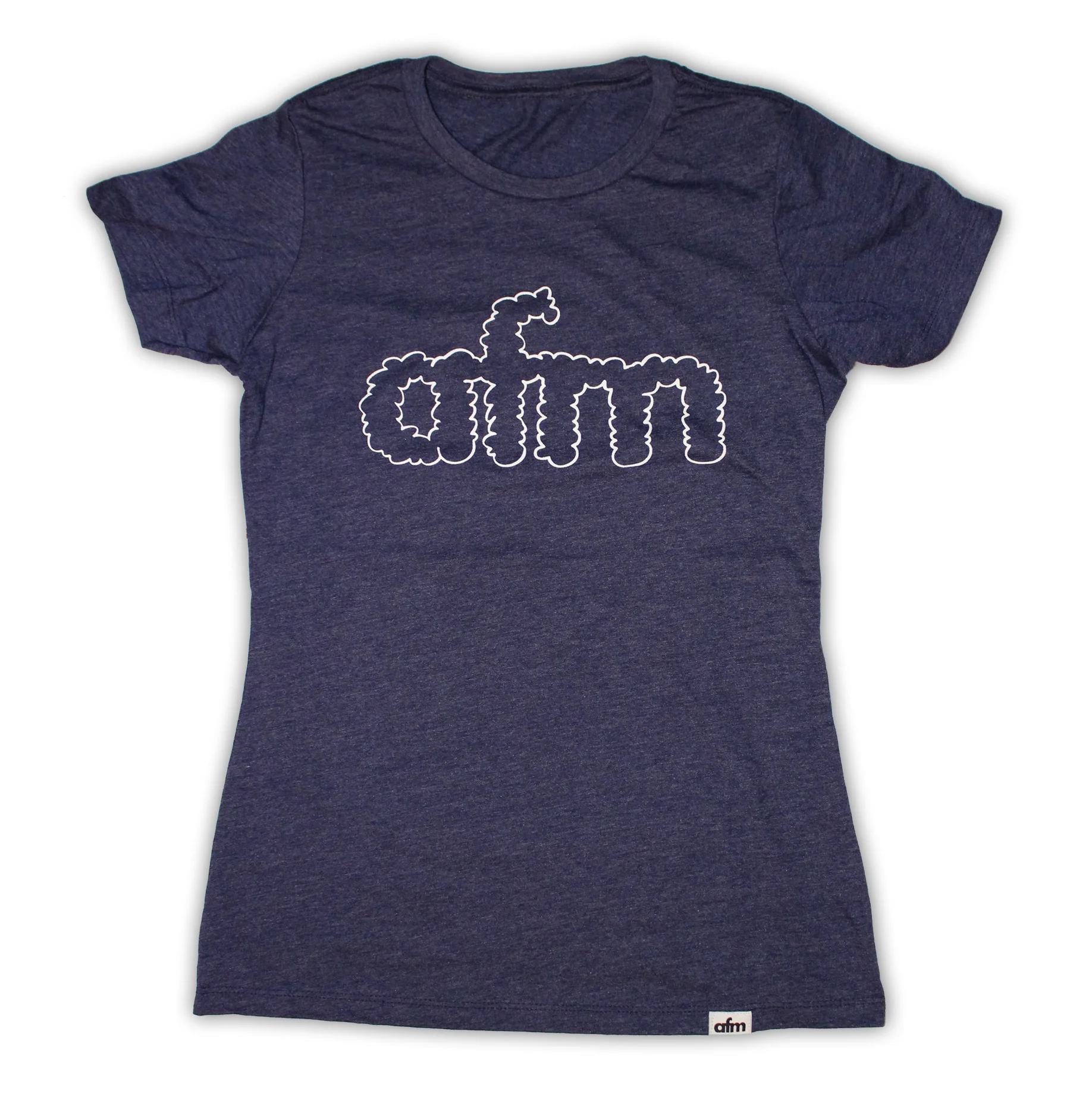 Heather Navy Women's T-Shirt - Cloud - AFM