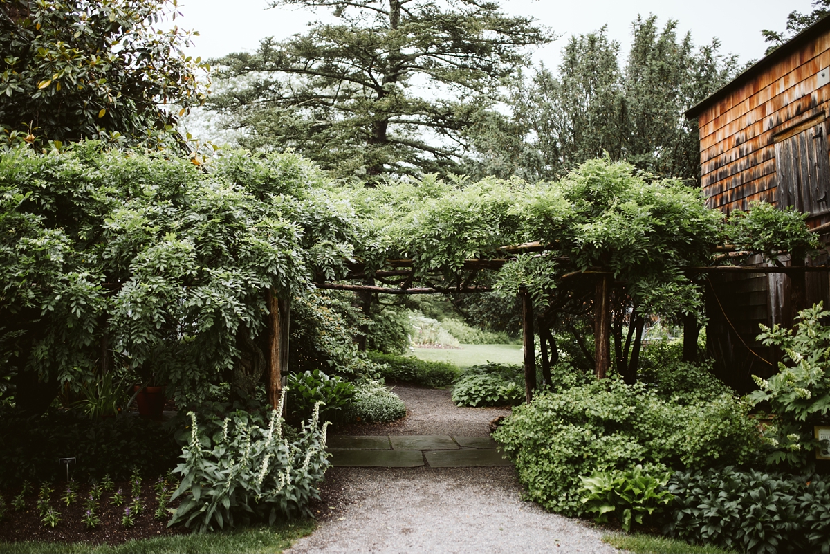 Shady walkway at Willowwood Arboretum, NJ