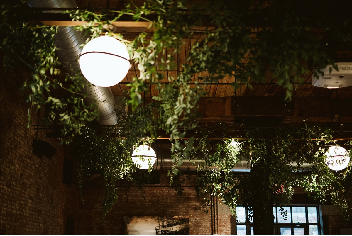 Wedding reception design at Wythe Hotel in Brooklyn New York City