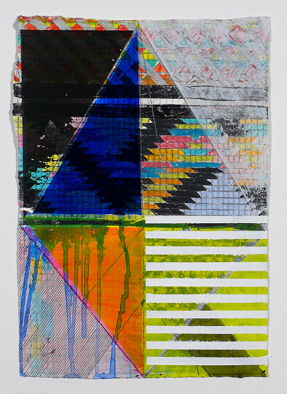  N Y13#03, 11" X 7.5", mixed media on paper, 2013  available at Etsy 