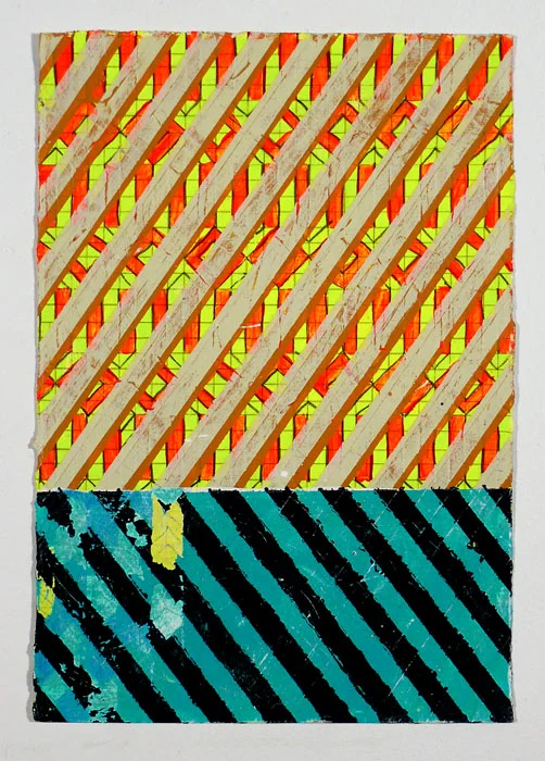 N Y12#17, 11" X 7.5". mixed media on paper, 2012 SOLD prints at Art.com
