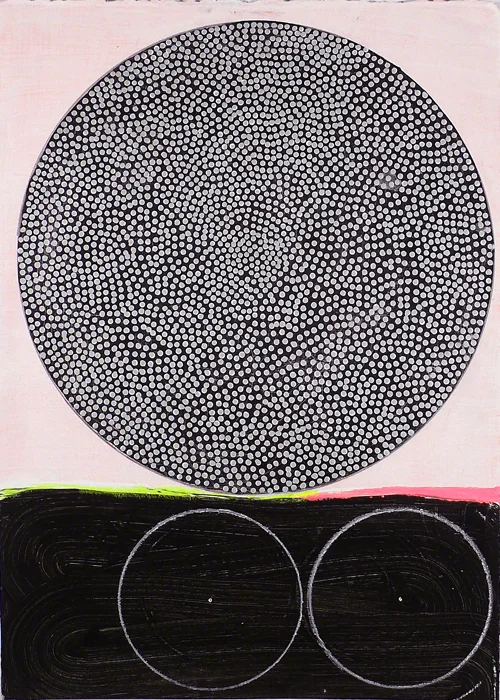 N Y11#02, 21" x 15", mixed media on paper, 2011, SOLD Limited Editions at 20x200.com available at Jen Bekman Gallery