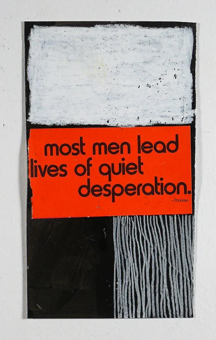NY11#25, collage & mixed media on paper, 7.5" x 4.25", 2011, SOLD