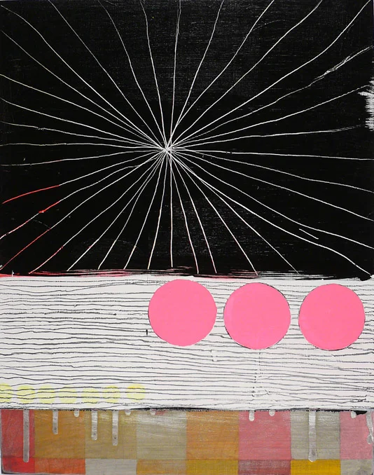 NY10#39, 14" x 11", mixed media on panel, 2010 available at Etsy print available at Art.com