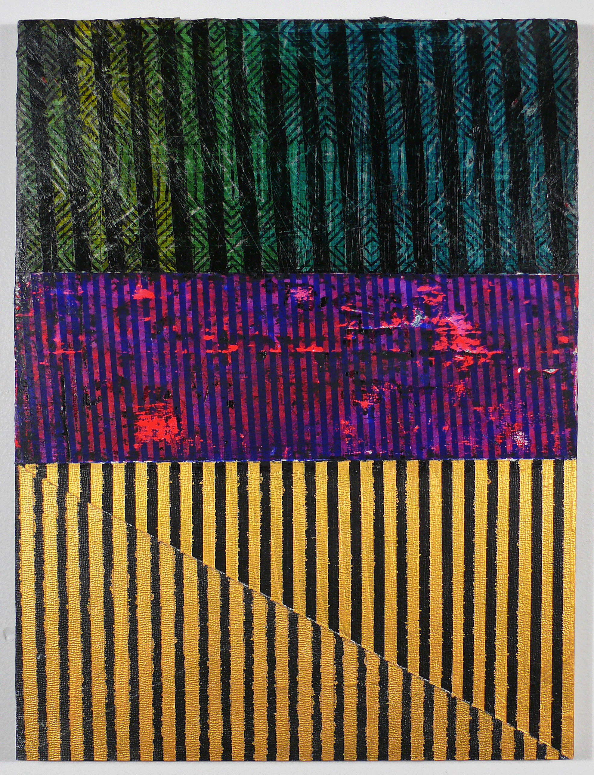 NY14#06, 16" X 12", mixed media on panel, 2014 available at Etsy