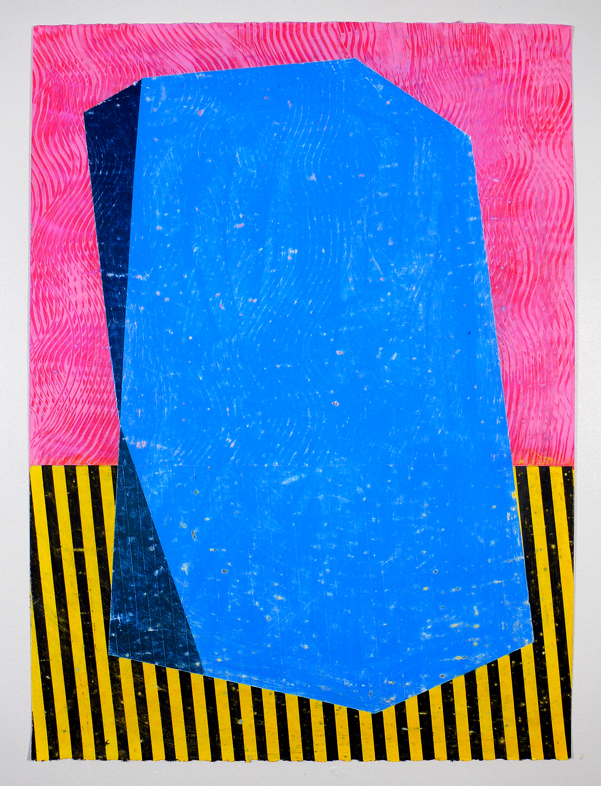 NY14#21, 22" x 30", mixed mediums on paper, 2014 available at Etsy This is part of a limited series, paintings NY14#18-22