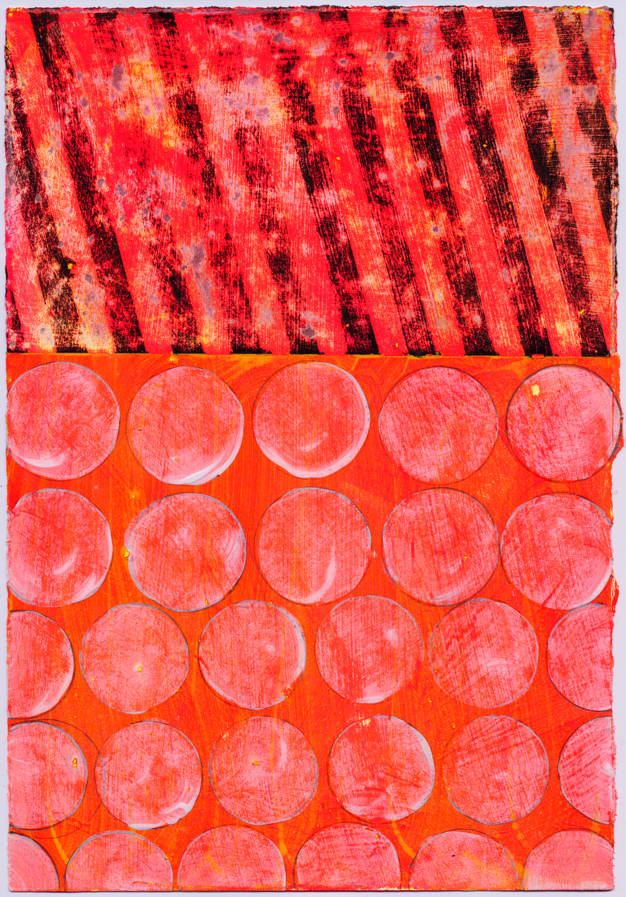 NY15#01, 11" x 7.5", mixed mediums on paper, 2015 a vailable at Etsy