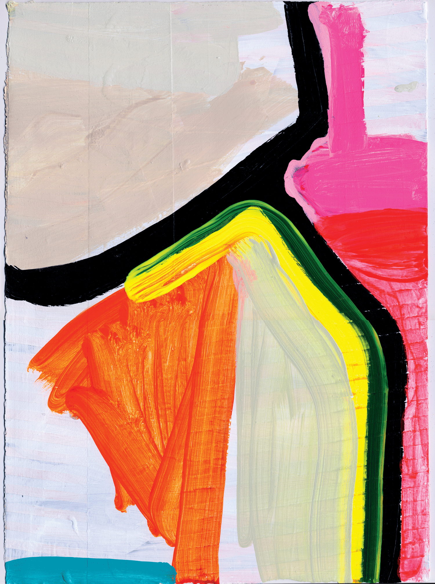 NY15#06, 15" X 11", mixed media on paper, 2015