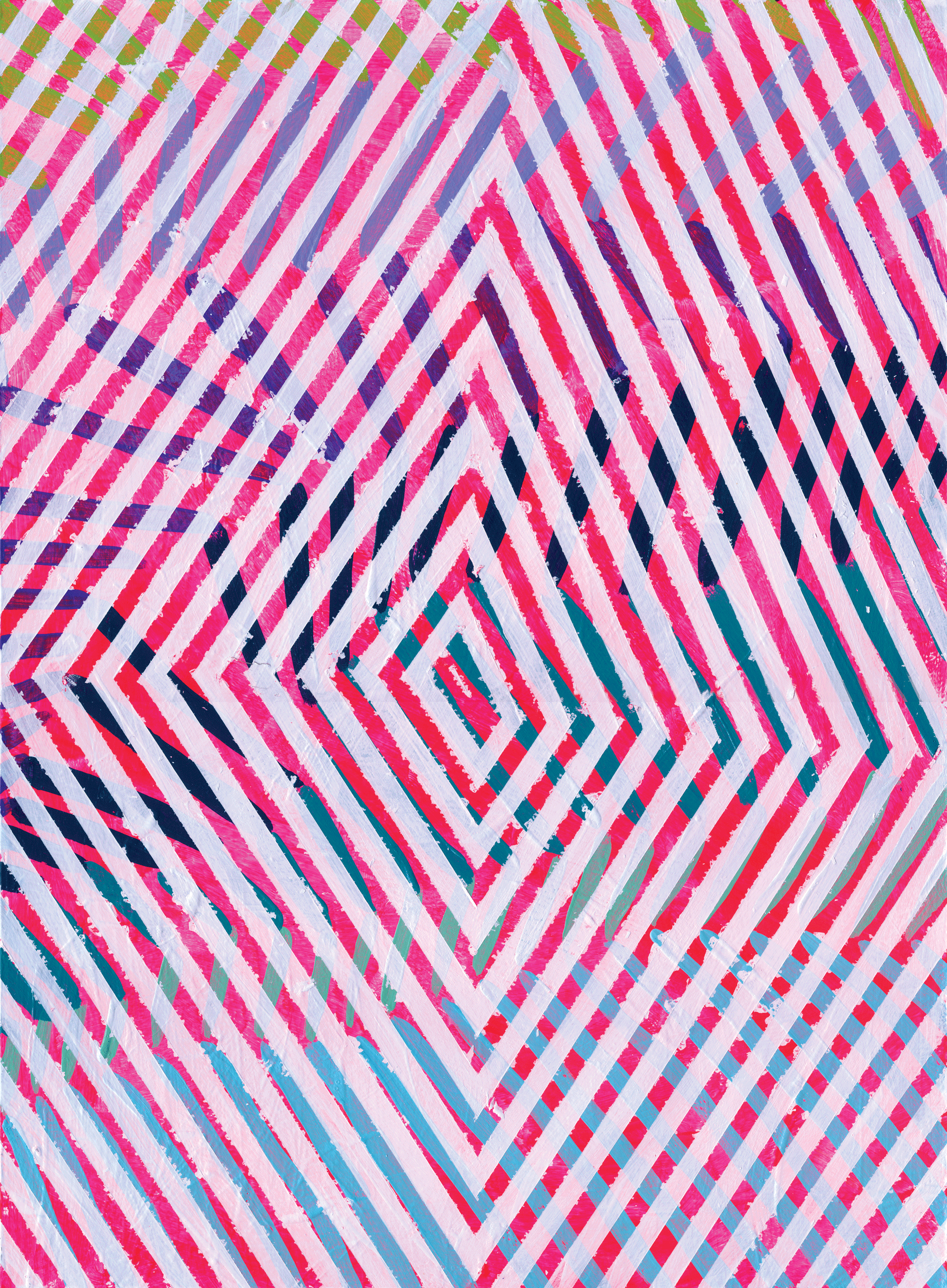 NY15#11, 11" X 15", mixed media on paper, 2015 available at Chairish Clothing available at PAOM
