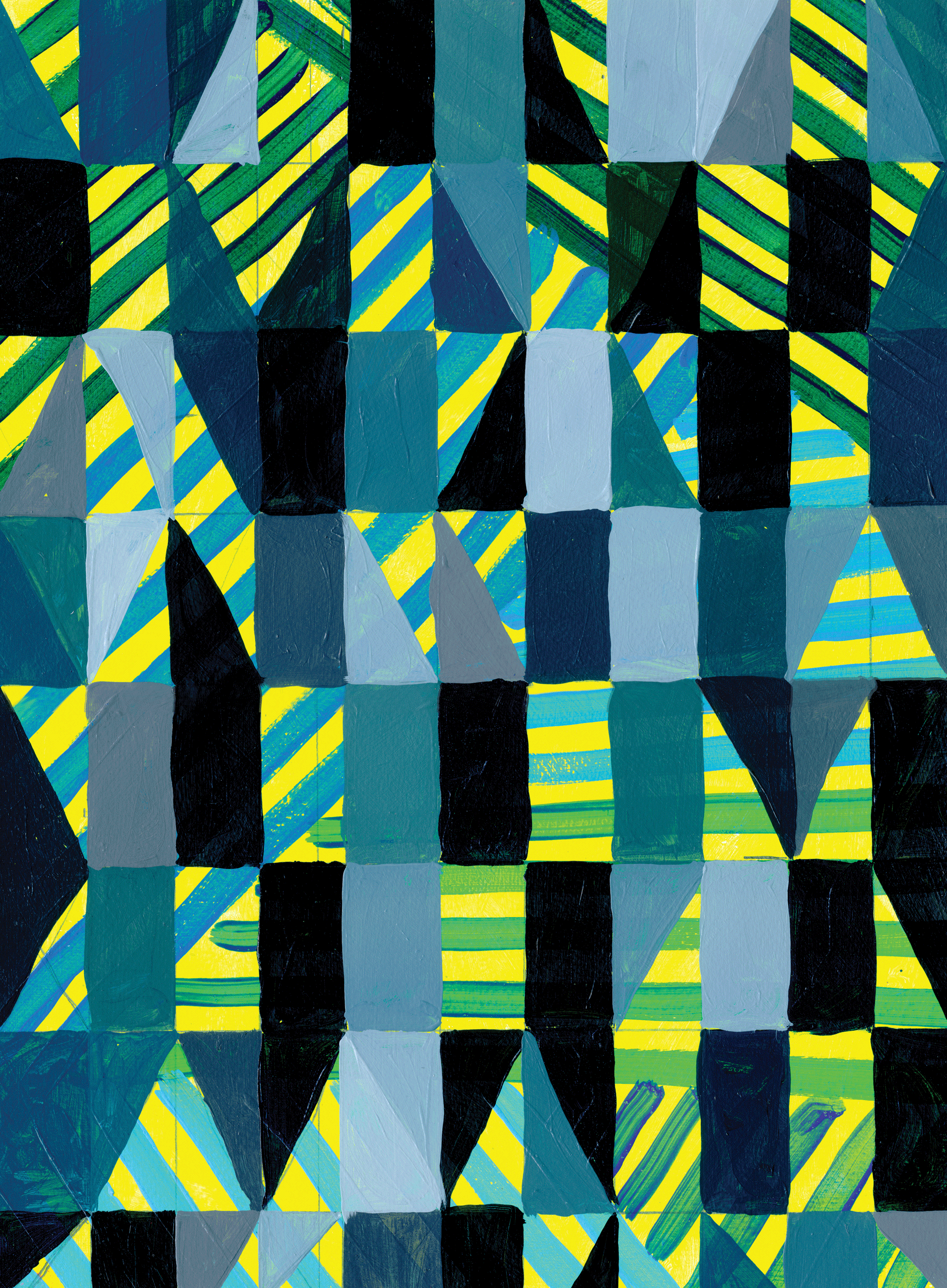 NY15#12, 11" X 15", mixed media on paper, 2015 available at Chairish