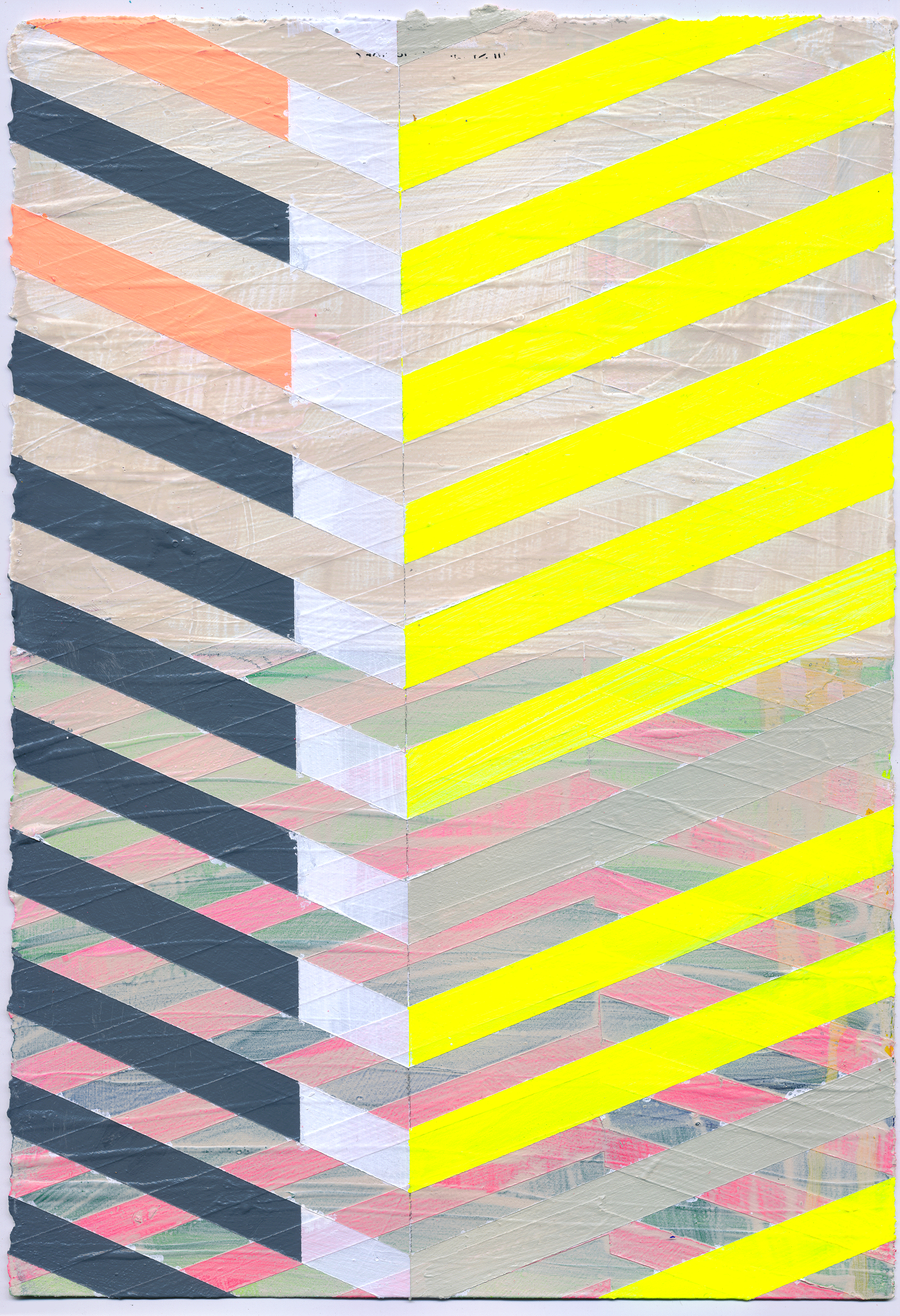 NY15#16, 7.5" X 11", mixed media on paper, 2015 available at Chairish.com