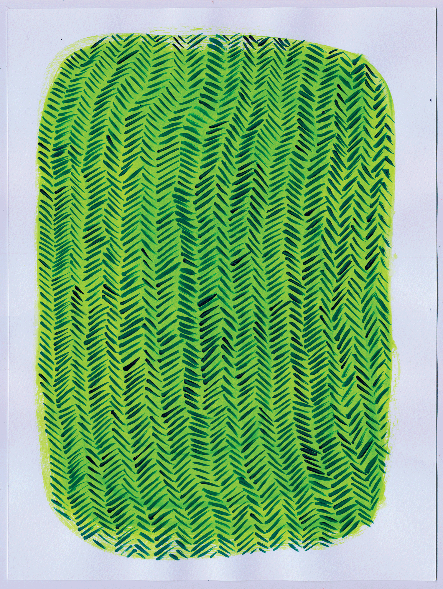 Jennifer Sanchez, green, geometric patterns, nyc art, art for sale