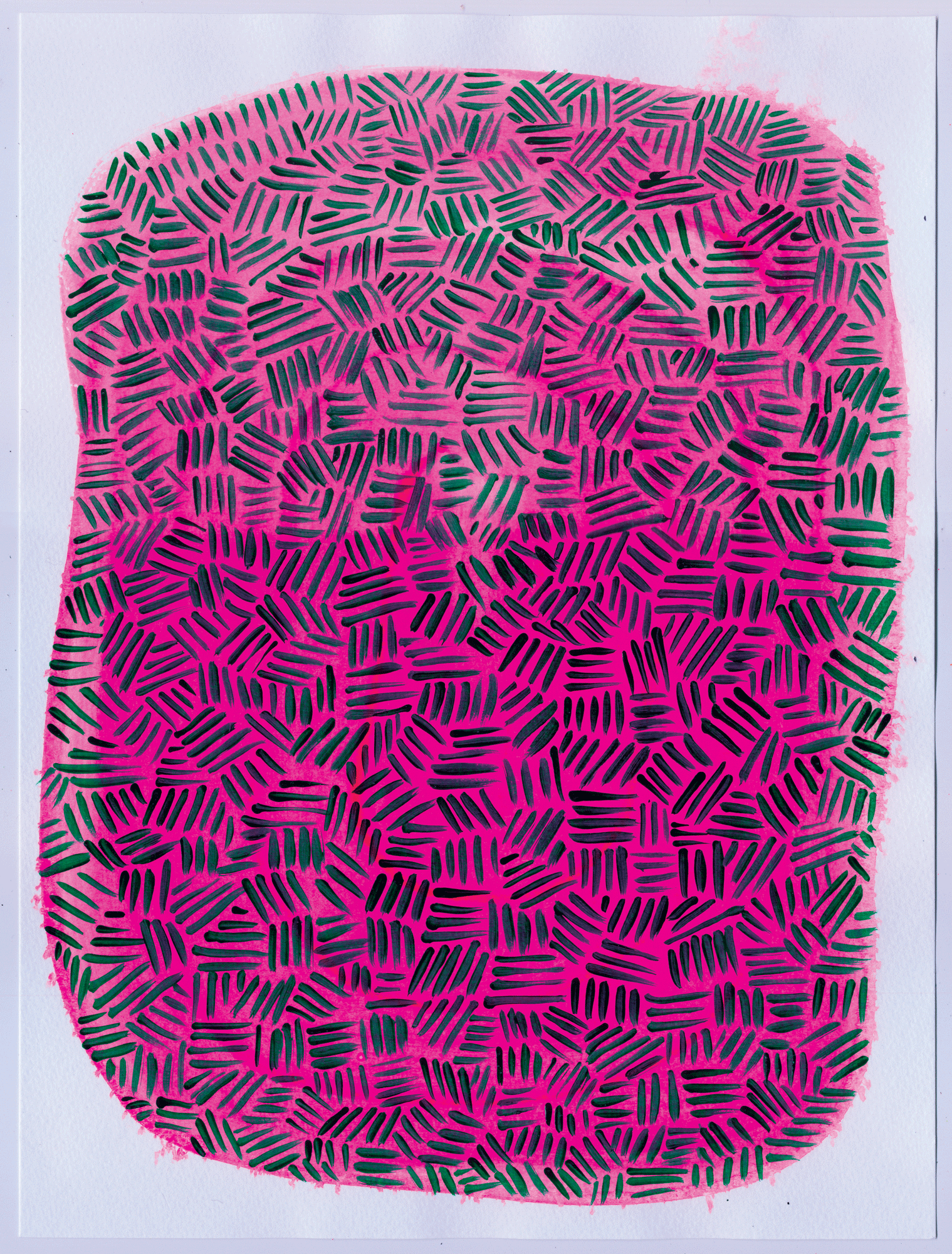 Jennifer Sanchez, pink, geometric patterns, nyc art, art for sale