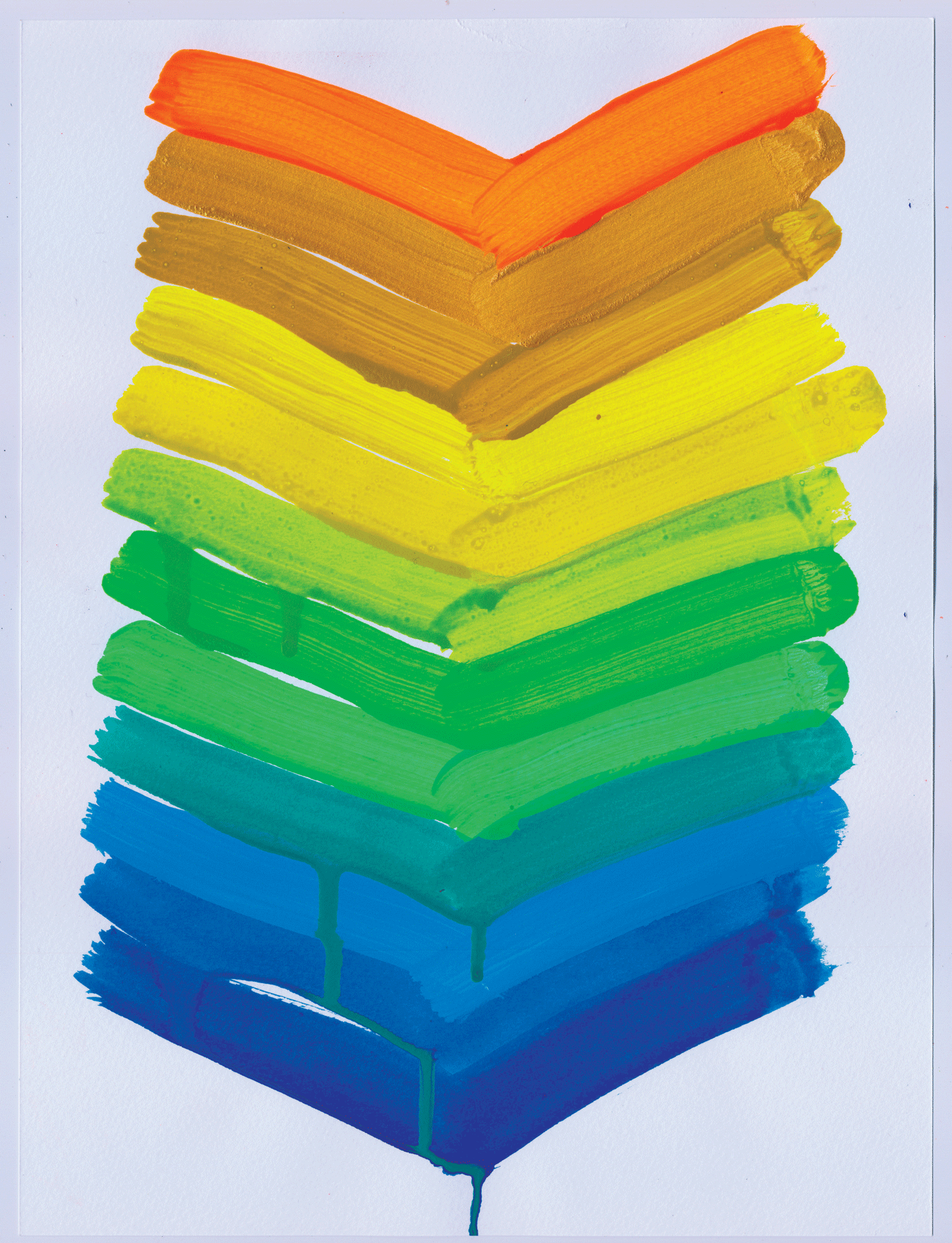 Jennifer Sanchez, rainbow, geometric, nyc art, art for sale