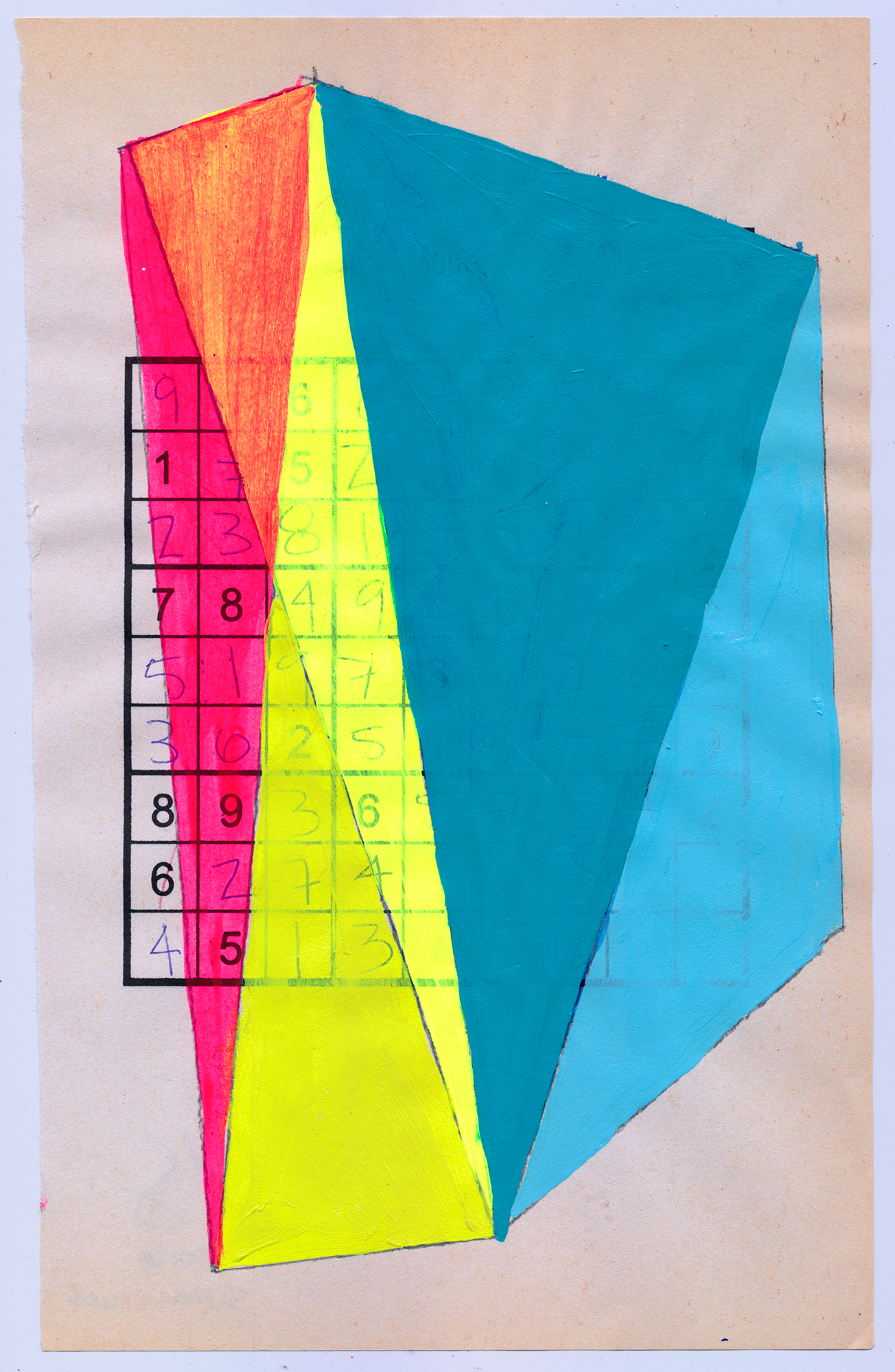 Jennifer Sanchez, geometric artwork, abstract art, sudoku, nyc art