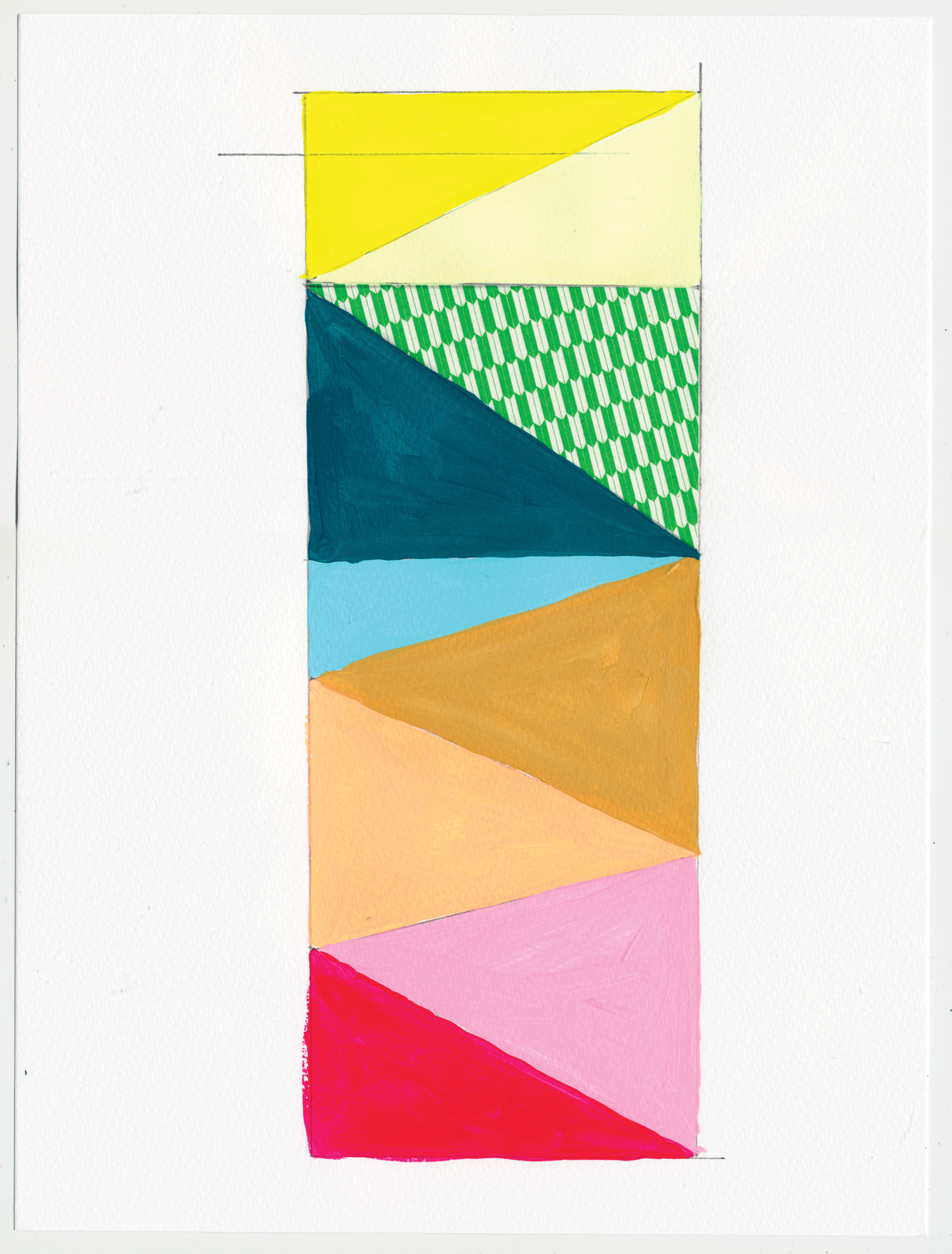 Jennifer Sanchez, geometric patterns, abstract art, nyc 