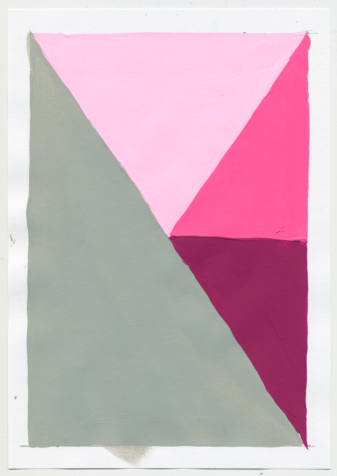 NY1706 10" X 7", acrylic on paper, 2017 available on Etsy these little ones are fun quick sketches i create to massage my brain & give it a break from painting more complex pattern based paintings.