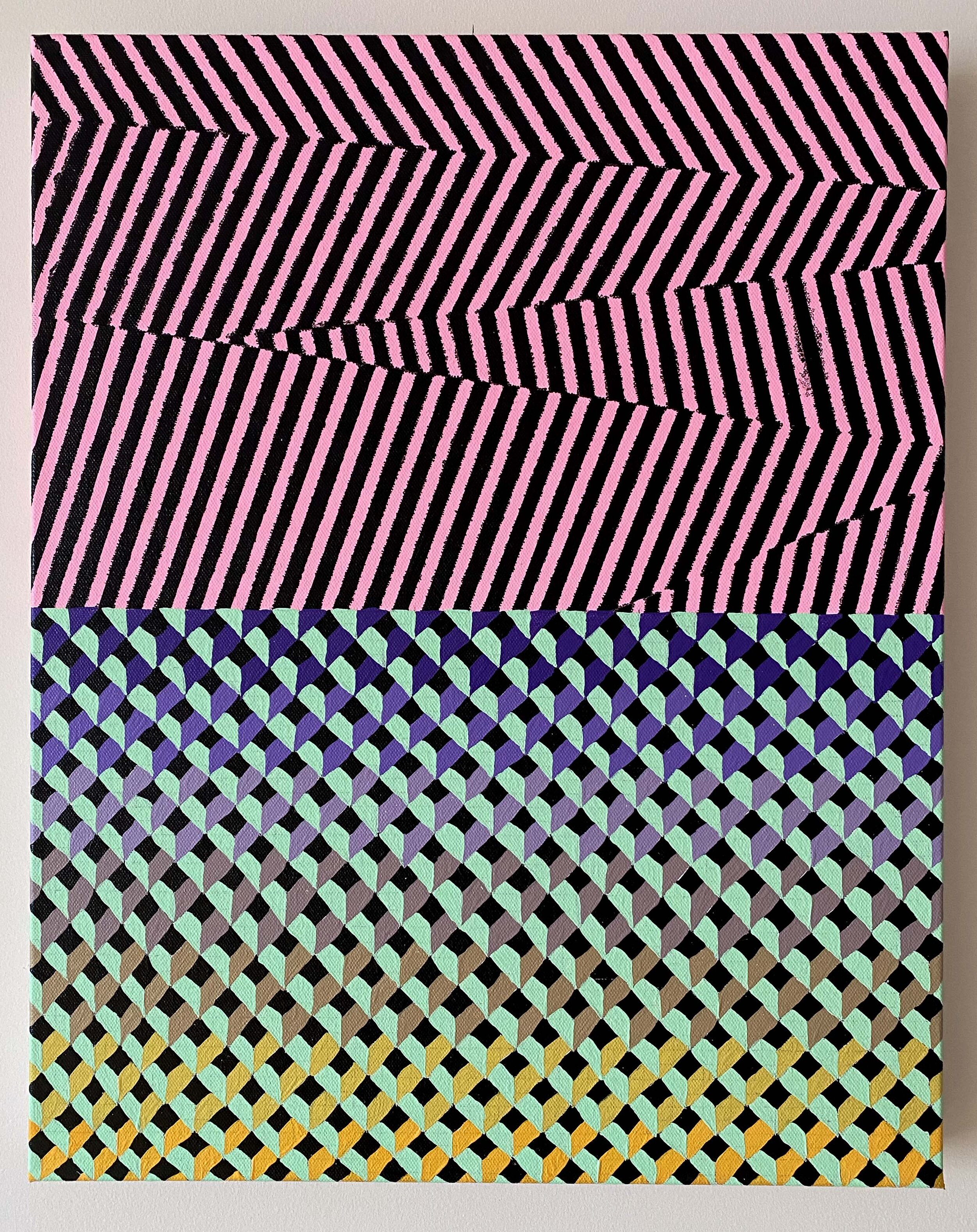  NY2004, 20" X 16", acrylic on canvas, 2020 