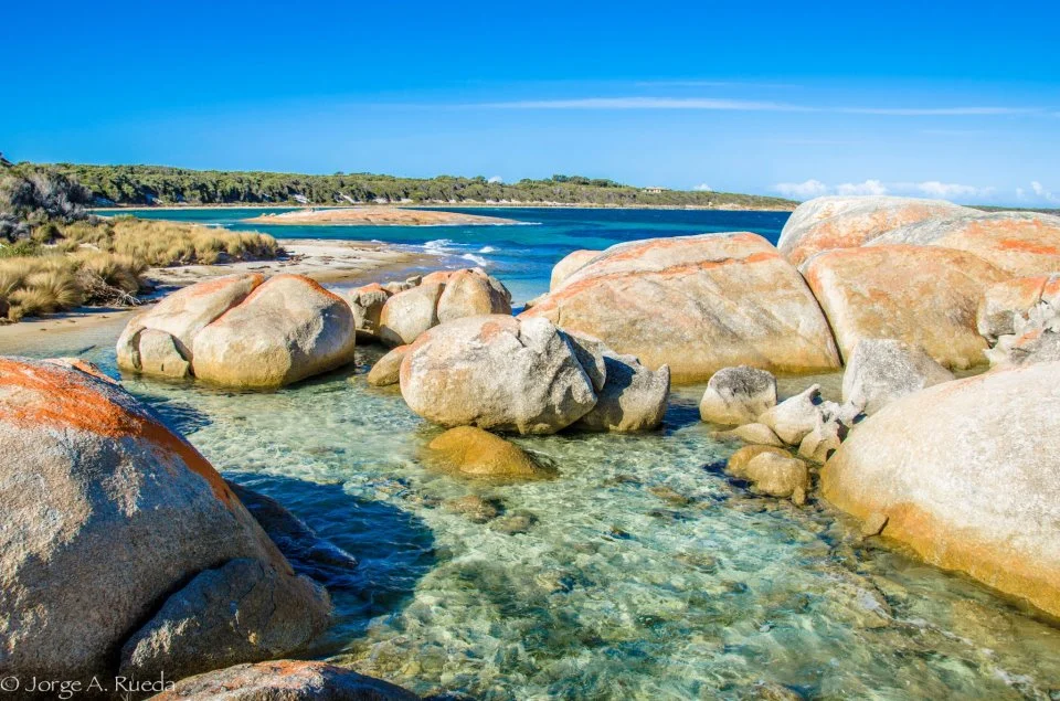 Flinders Island coastline.