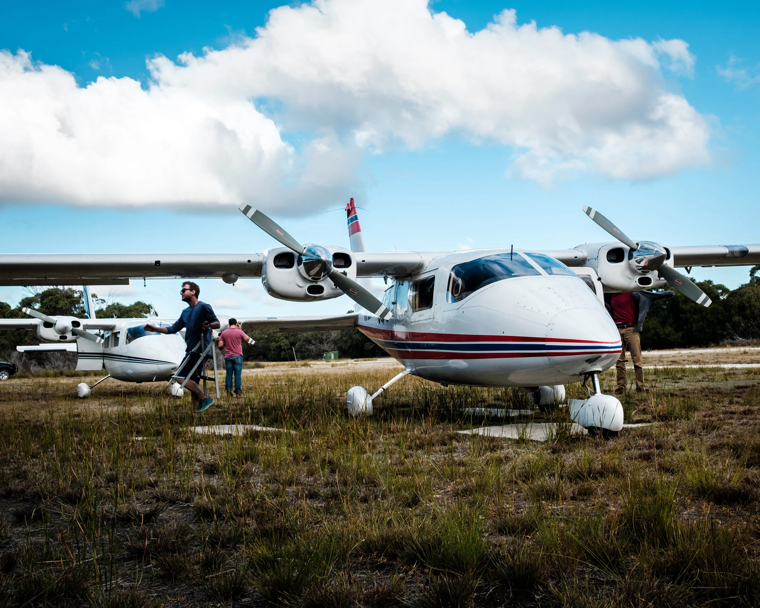 The best way to get to Flinders Island - fly yourself in (if you can), or consider a charter. Call me if you want information.