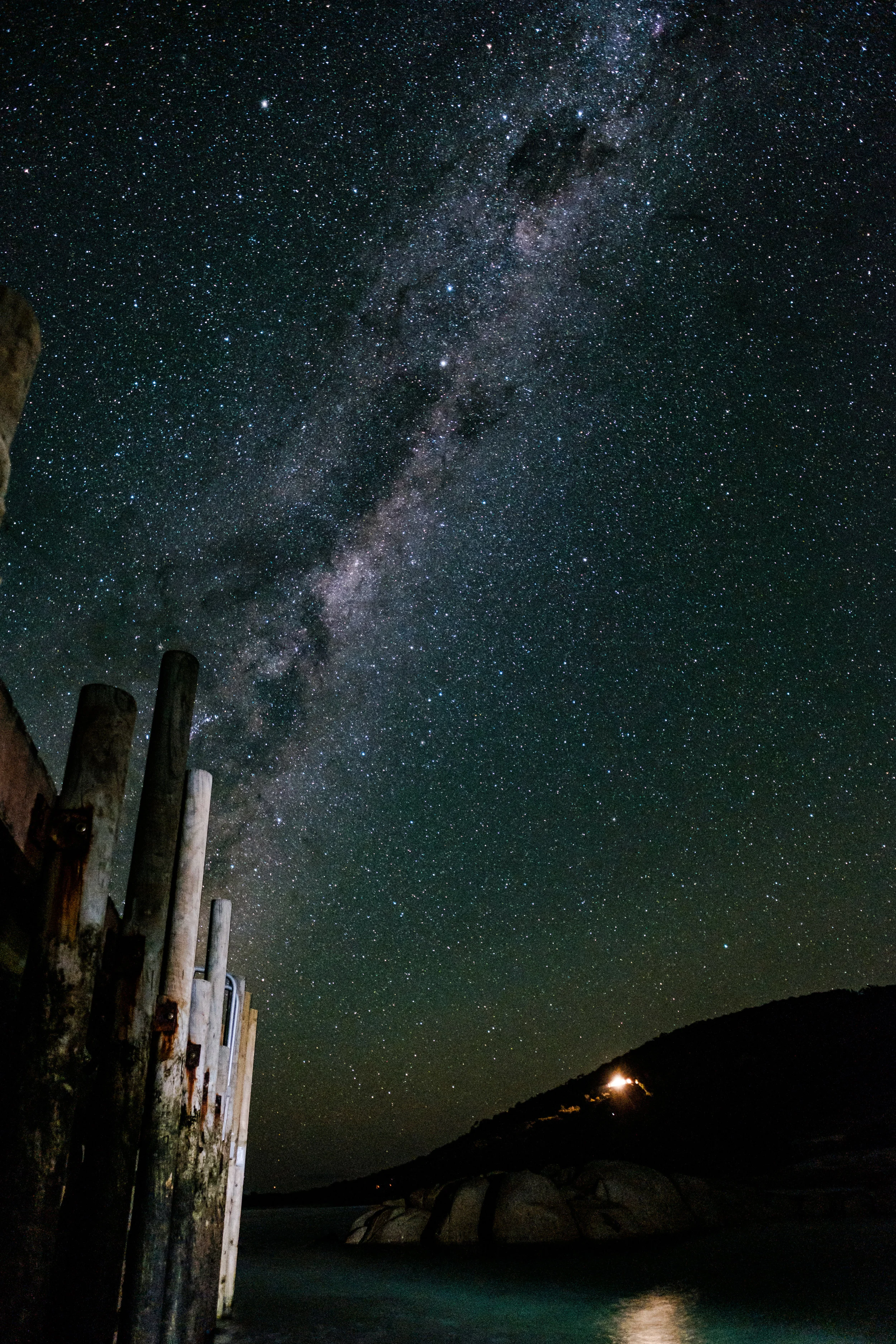 Night sky from the Palana Boat Ramp