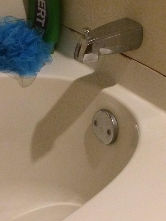 What? It's a bathtub faucet. Get your mind out of the gutter! Jeez.