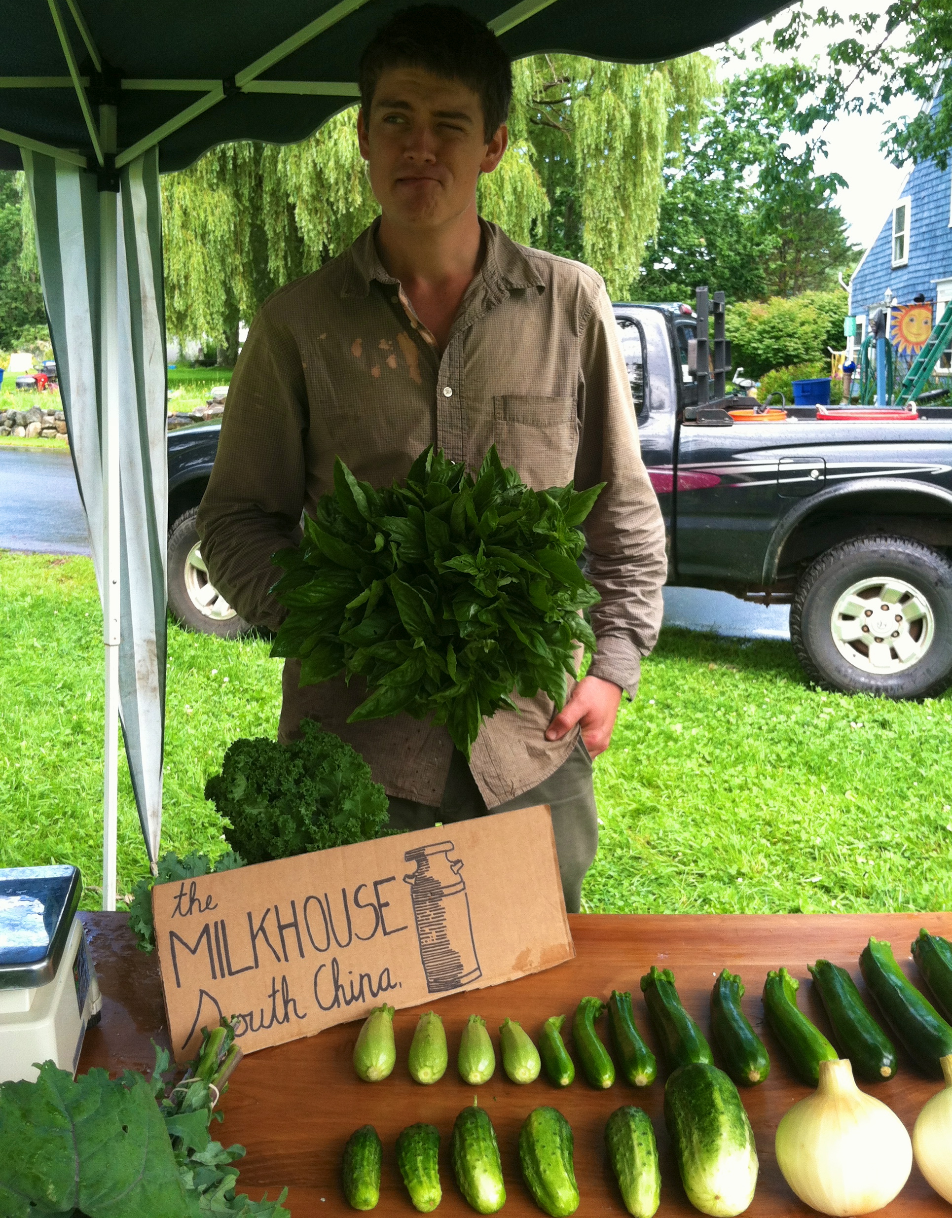 Get your dairy & veggies from this guy. 