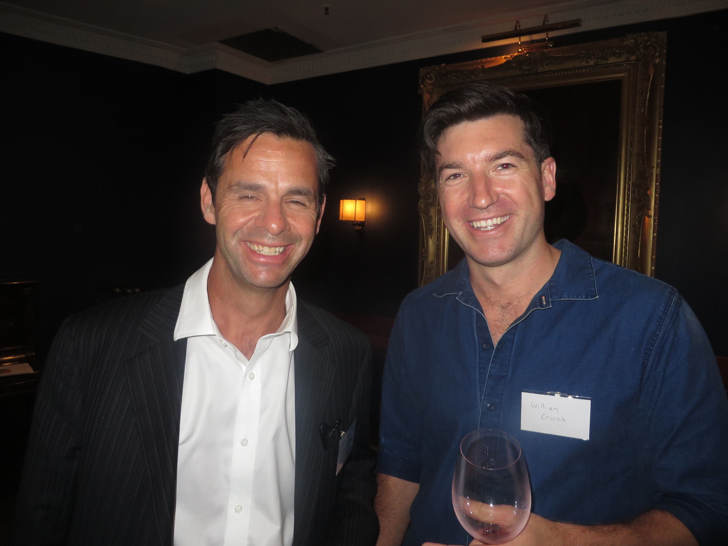 City2Surf runner MIchael Bloomfield with Retreat Leader William Crook