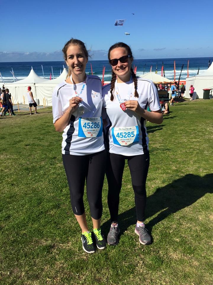 City2Surf 2015 - Rhiannon and Tash.JPG