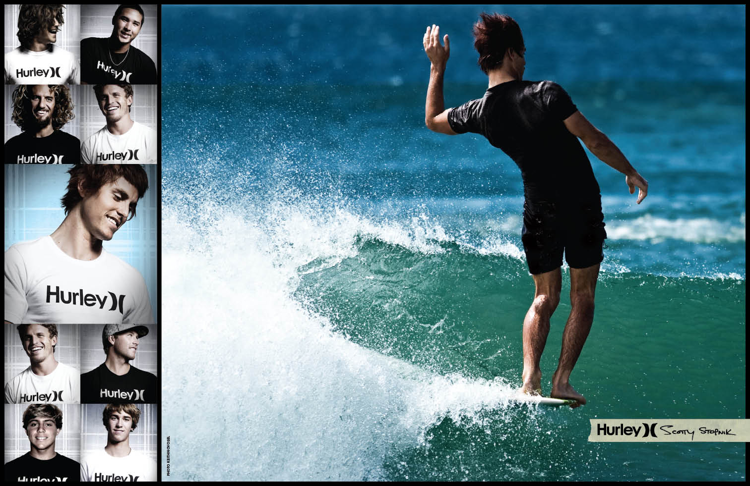 Hurley - Photography for Print Ads and T-shirts.
