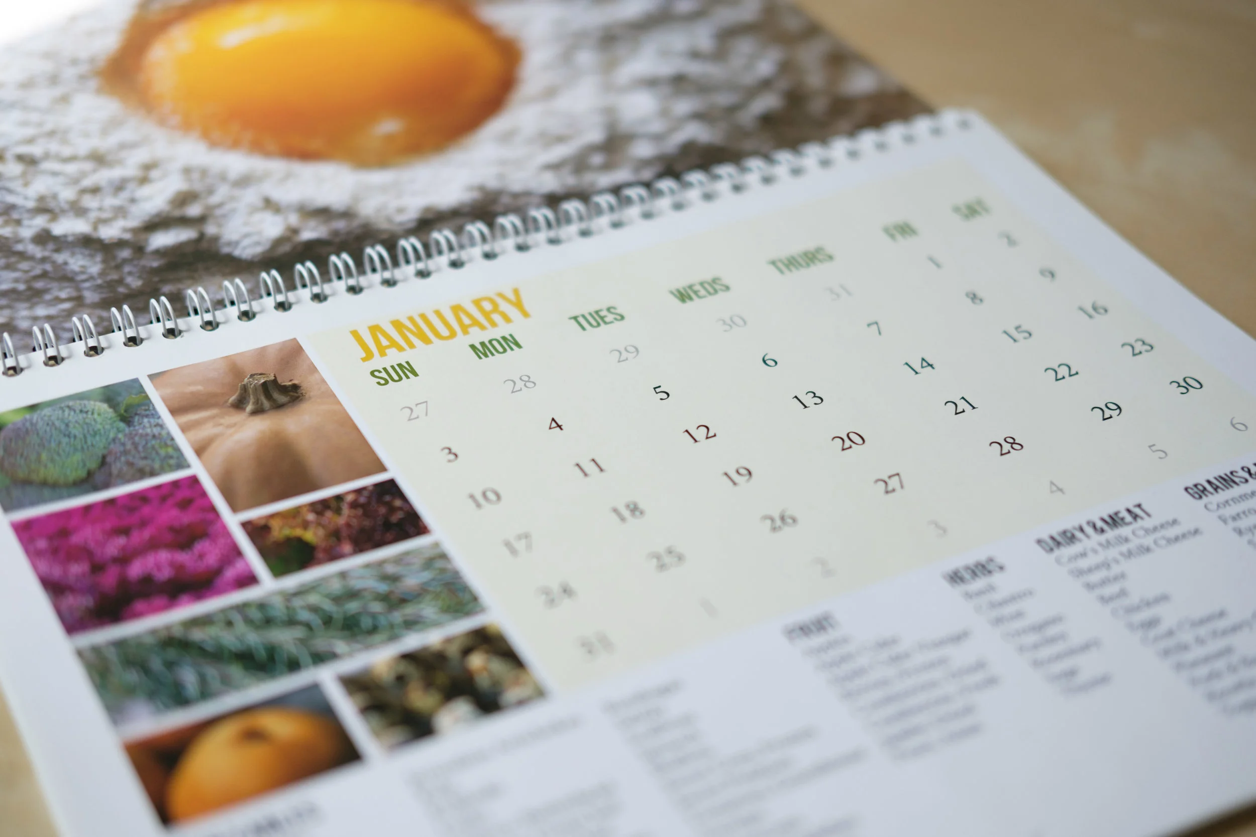 Zone 7 2016 Seasonal Produce Calendar