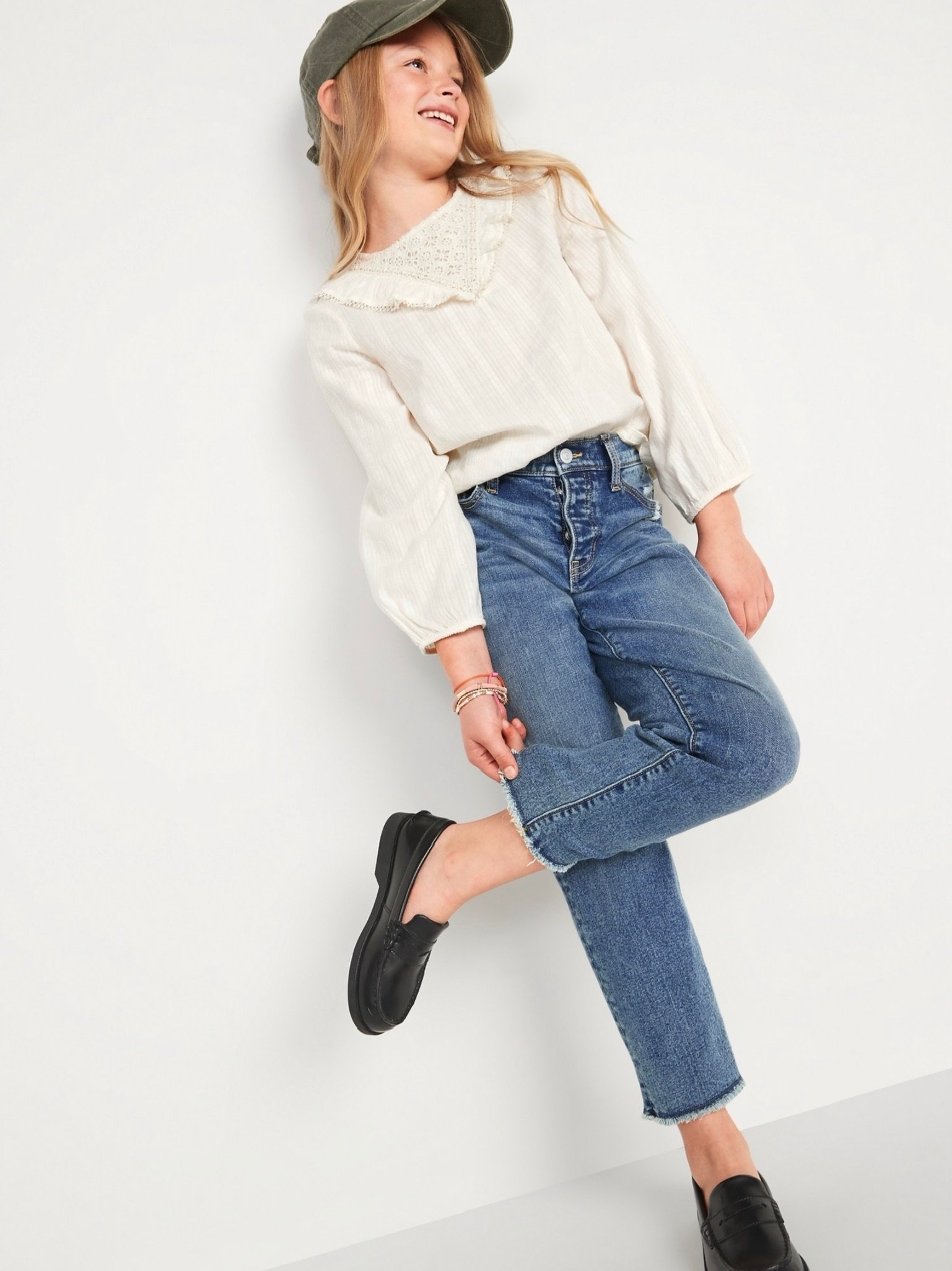 High-Waisted Button-Fly Built-In Tough O.G. Straight Jeans for Girls  Old Navy.JPEG