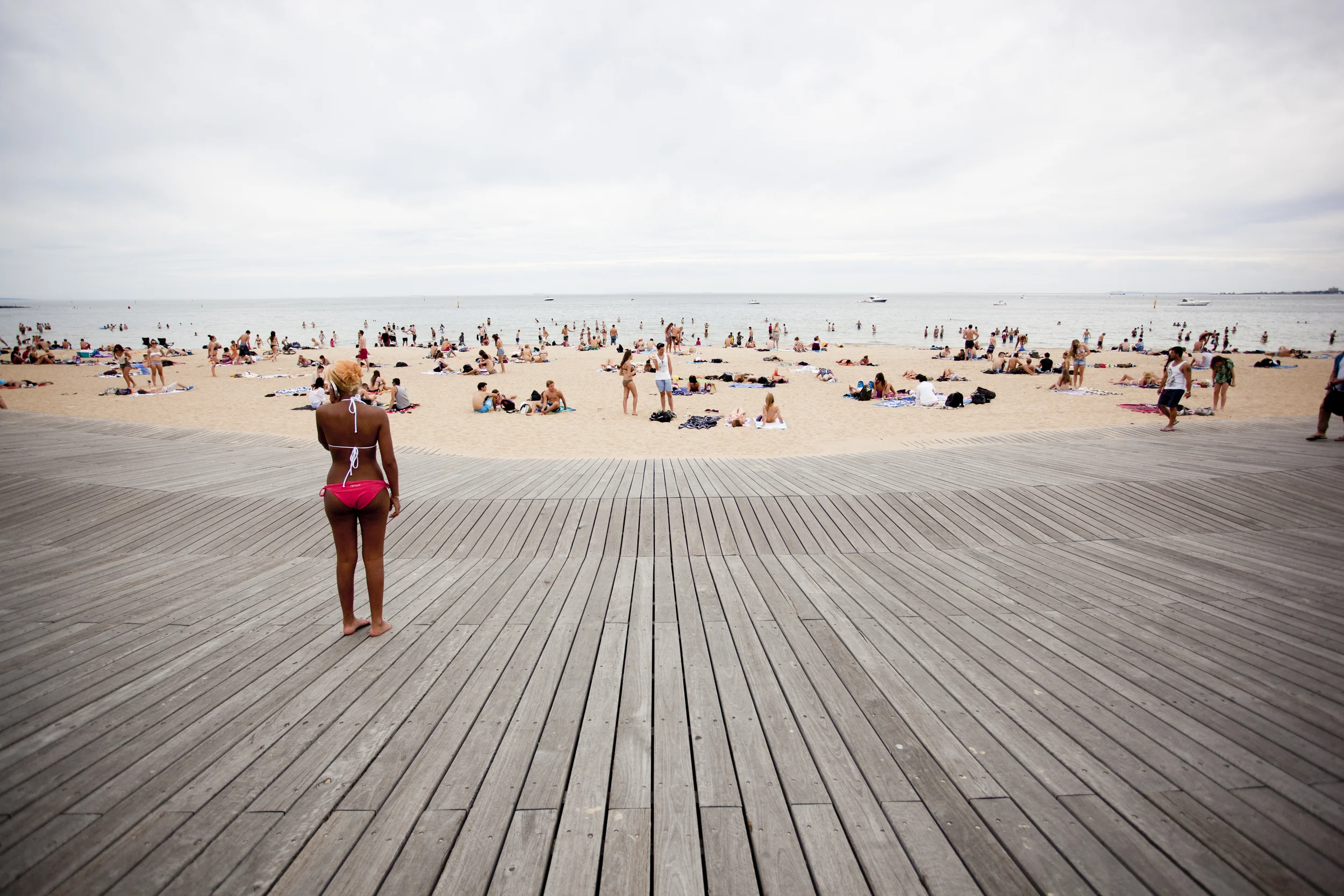 st kilda beach, december 2012