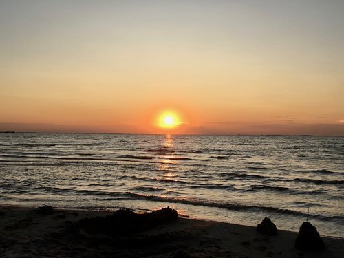 Tanzen am Meer. Bildungsurlaub mit Sonia Rastelli Ausdruckstanz. Sonnenuntergang.jpg