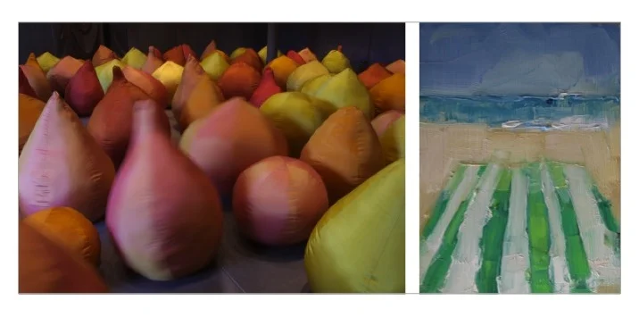Temporary Insanity, Pinaree Sanpitak; Striped, Georganna Lenssen (From Zatista and the Zatista blog)