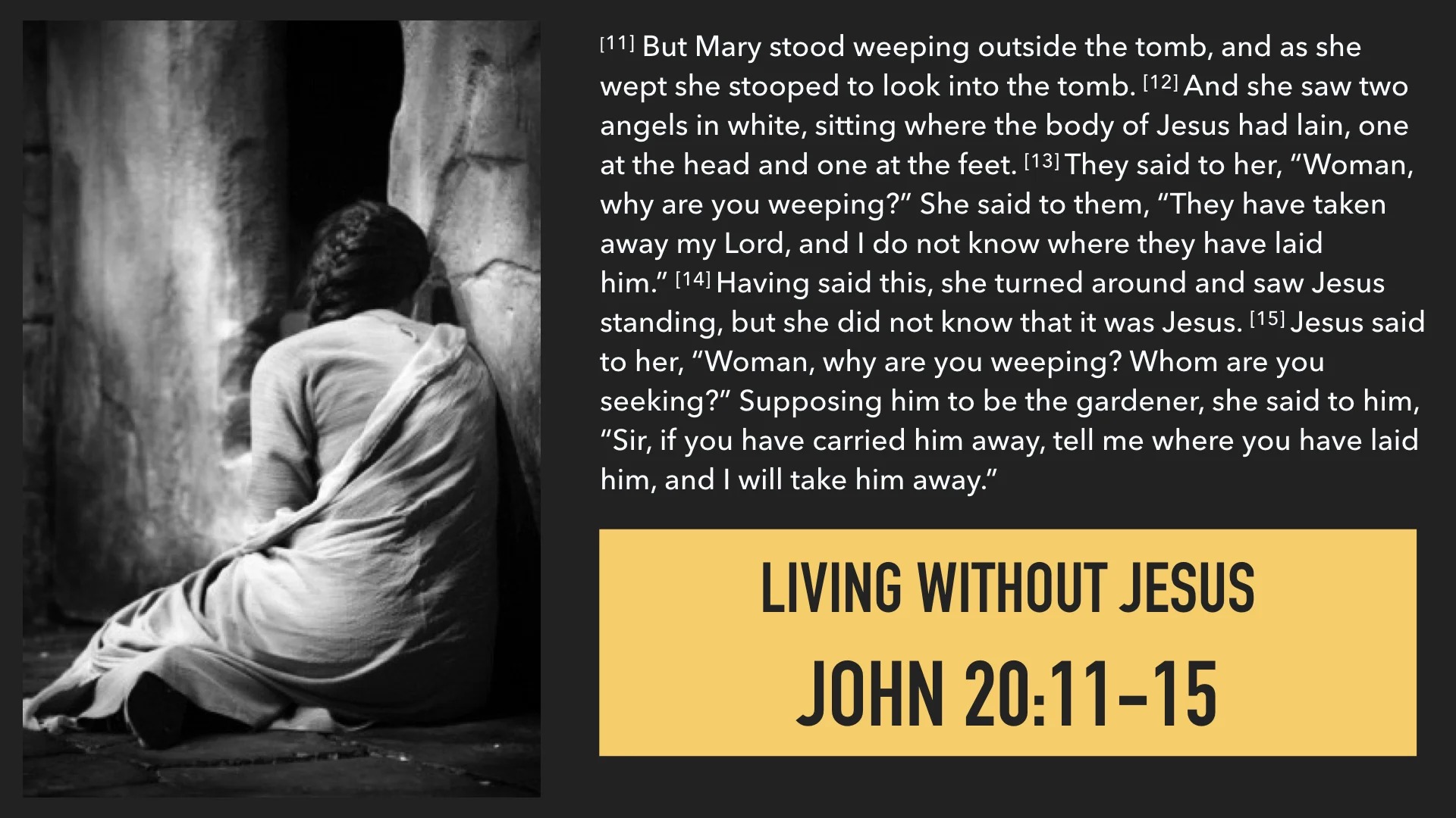 04 07 19 The Gospel Of John The Resurrection Mary Watershed 04-07-19-the-gospel-of-john-the-resurrection-mary-watershed