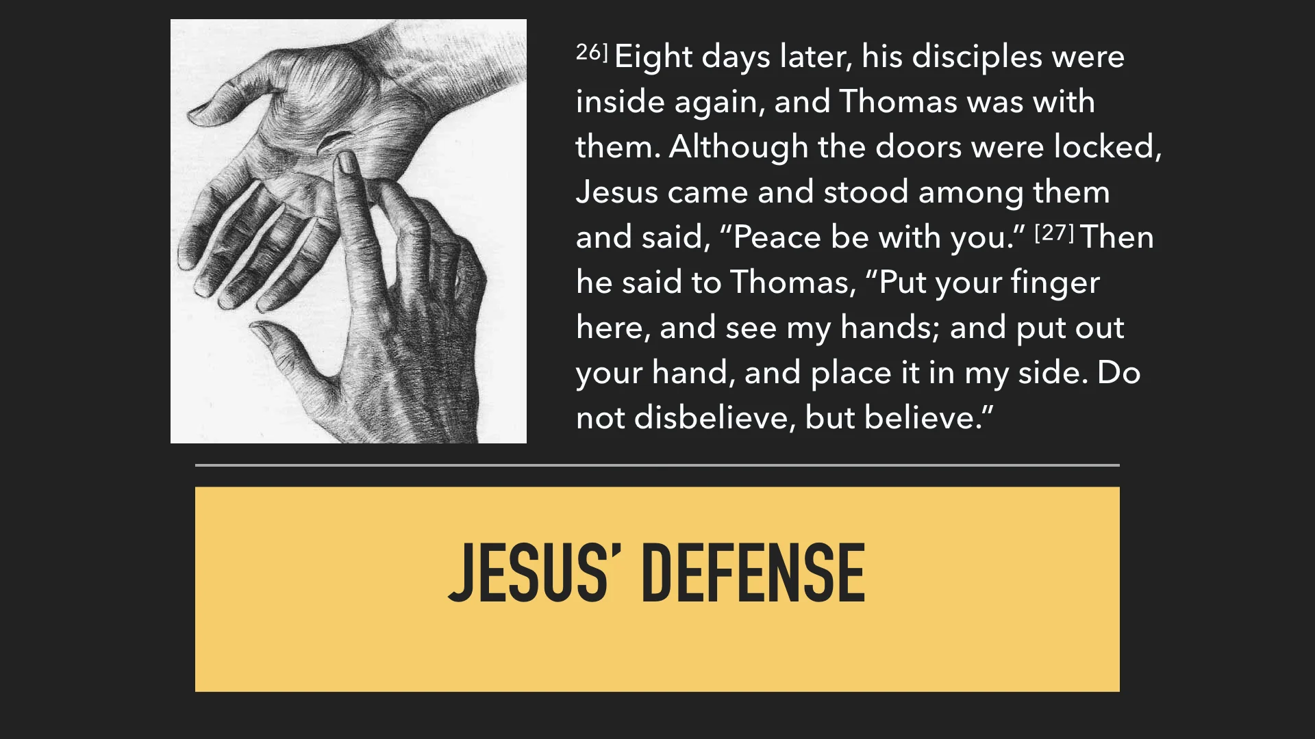 04.21.19 - The Gospel of John: The Resurrection - Thomas — Watershed ...