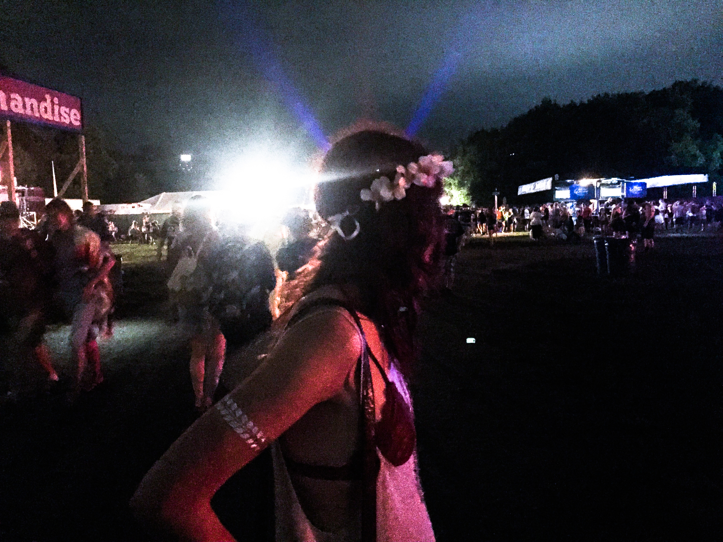 I got to follow her around all festival