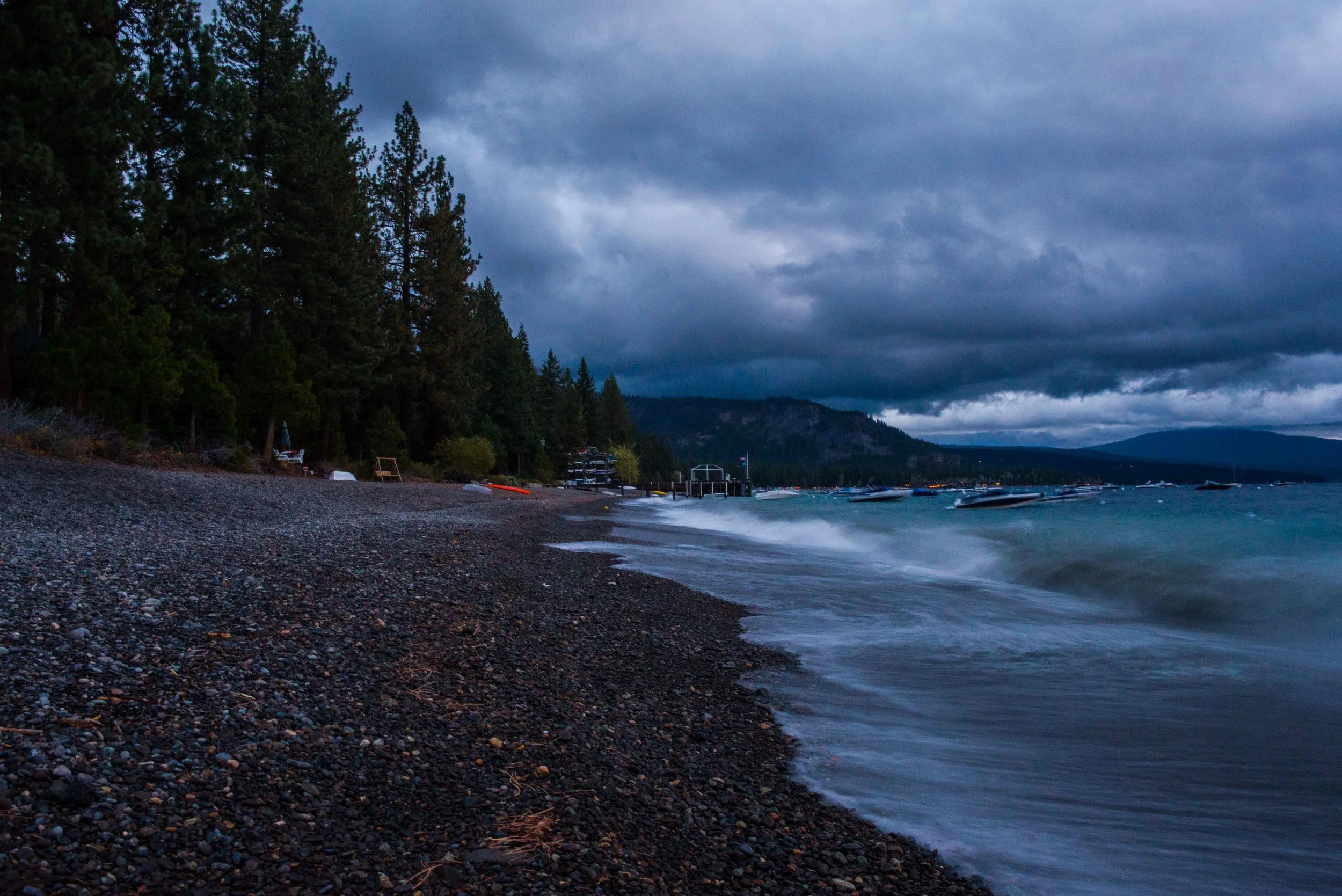 stormy at 6am, no sunrise 