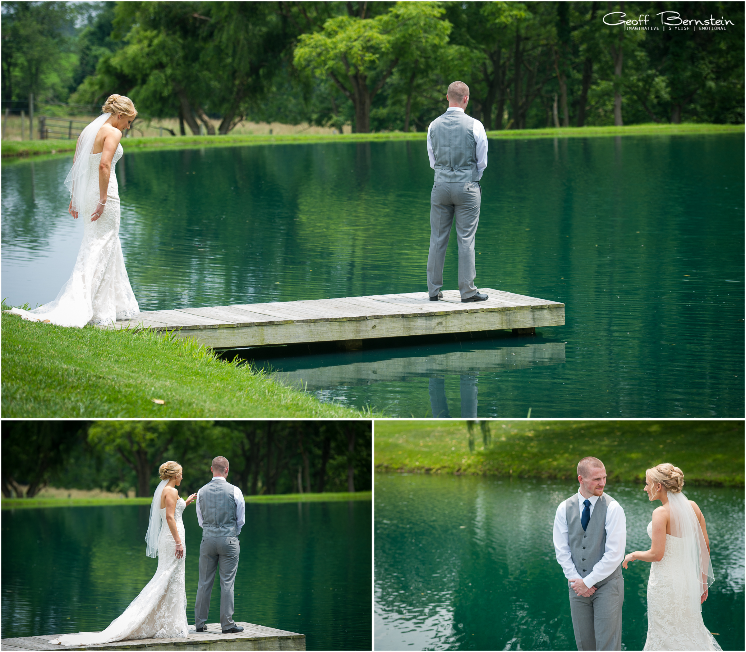 An Elegant Outdoor Wedding at the Pond View Farms by Geoff Bernstein Photography || www.gbmemories.com